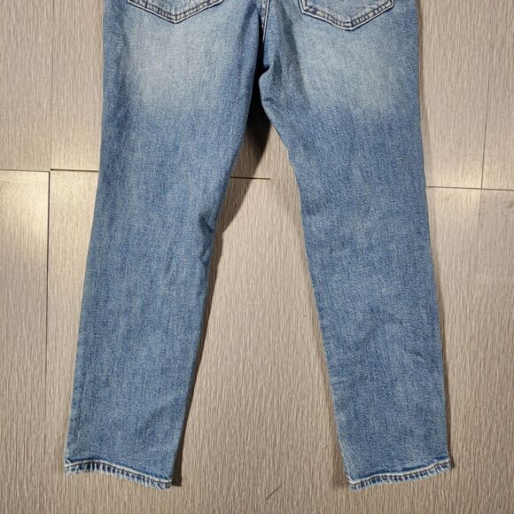 Madewell The Perfect Vintage Jeans Light Blue Wash Size 26p Petite Distressed - Picture 8 of 12